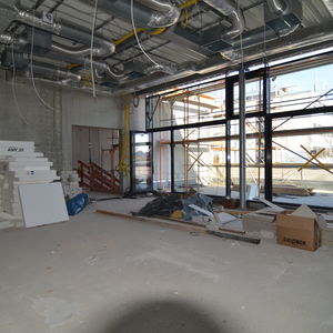 The future training room I, seen from inside…