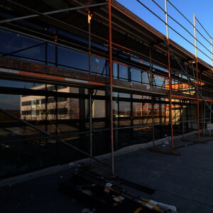 … and seen from the future terrace.
