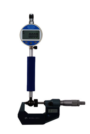 MK6 with centering plate in a micrometer