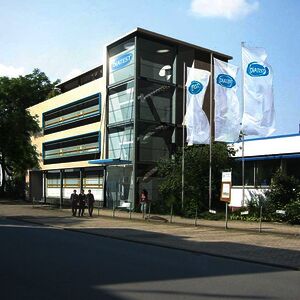 Finally! Gods willing, we can start now. Well, actually the building authority in Darmstadt gave us their blessing. But anyway, we finally can start with construction.That is how the new office and production complex will look like end of next year: Additional 2,000 sqm office and production area. A palace made of glass and steel, including solar electricity and rain water cisterns.