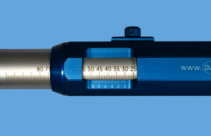 Display of analogue TD-Gauge+ with Nonius