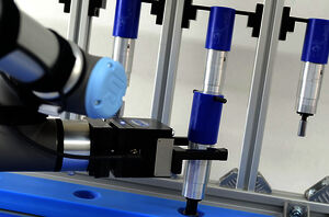 Calibration process in the measuring cell Calibration process in the measuring cell