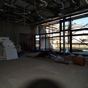 The future training room I, seen from inside…