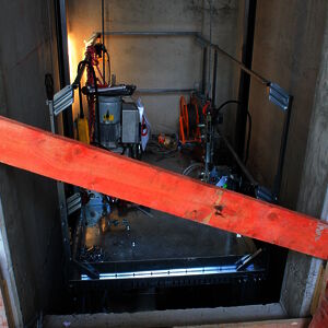 In less than 3 days the complete personal lift is installed.