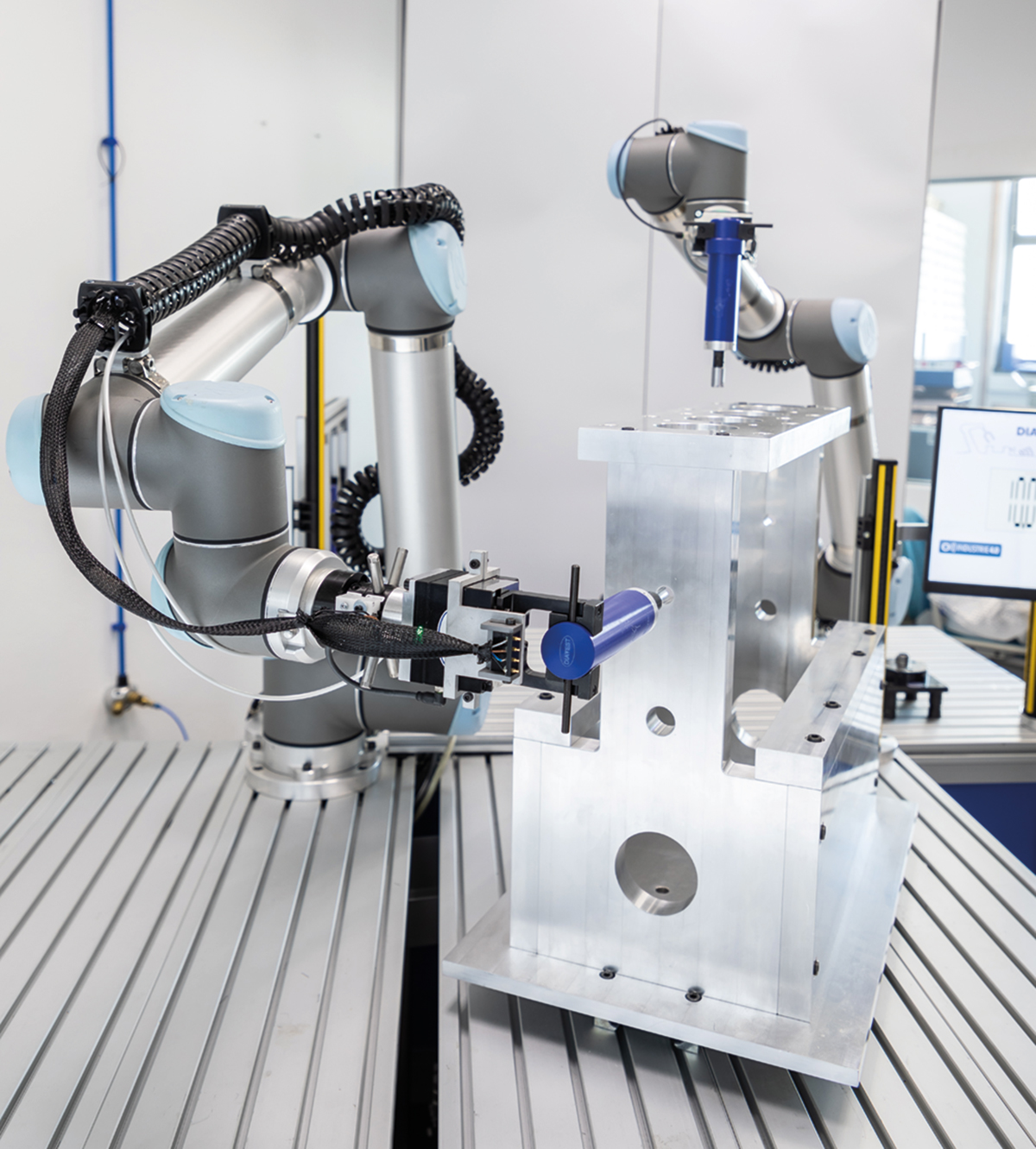 Medición automática asistida por robot